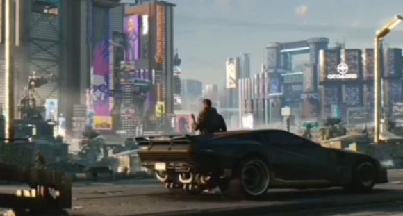 《赛博朋克2077》预告片截图