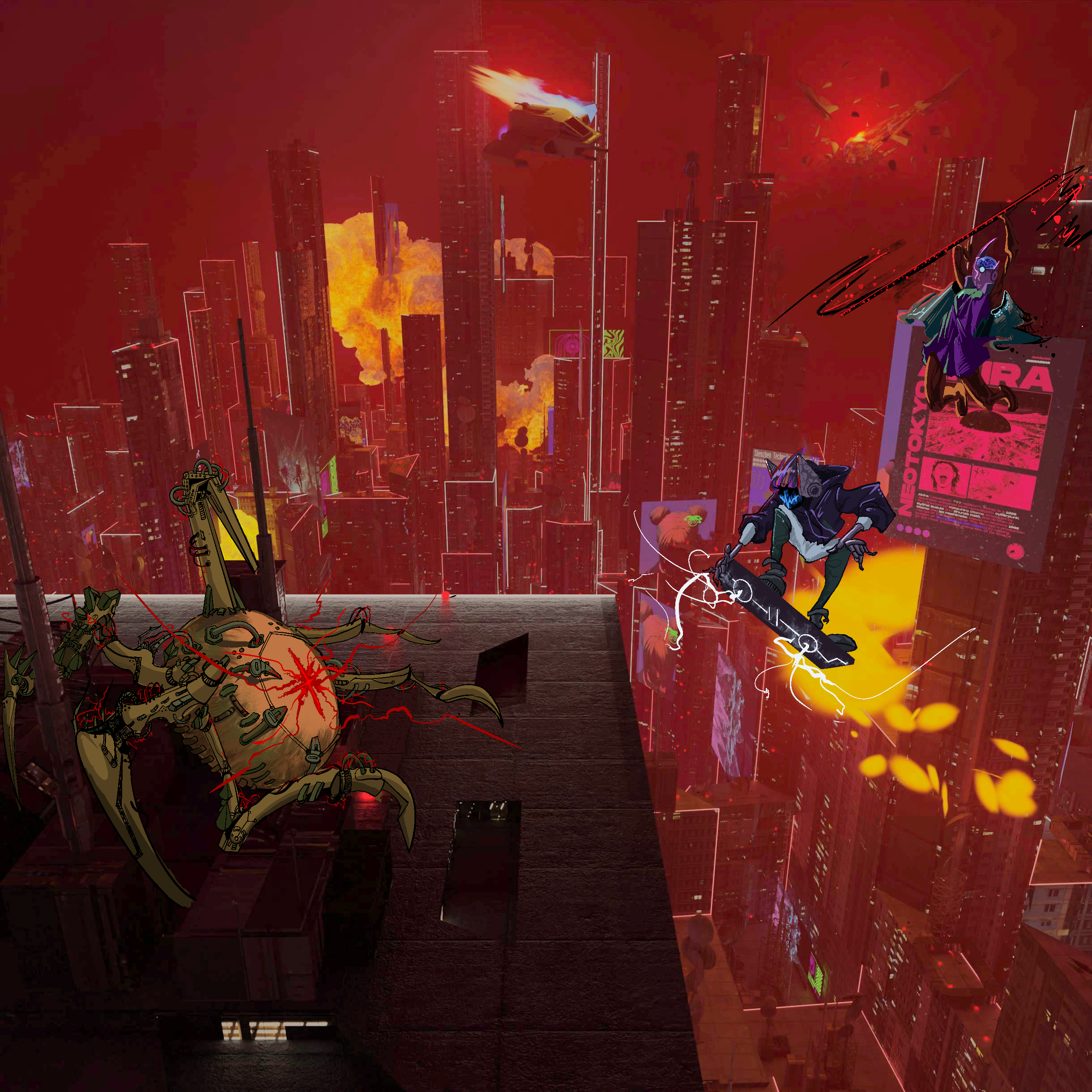 簡諧點源乐队新专辑《血紅都會》将于 2025 年 12 月 25 日正式发行