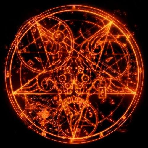 恶魔与五芒星标志